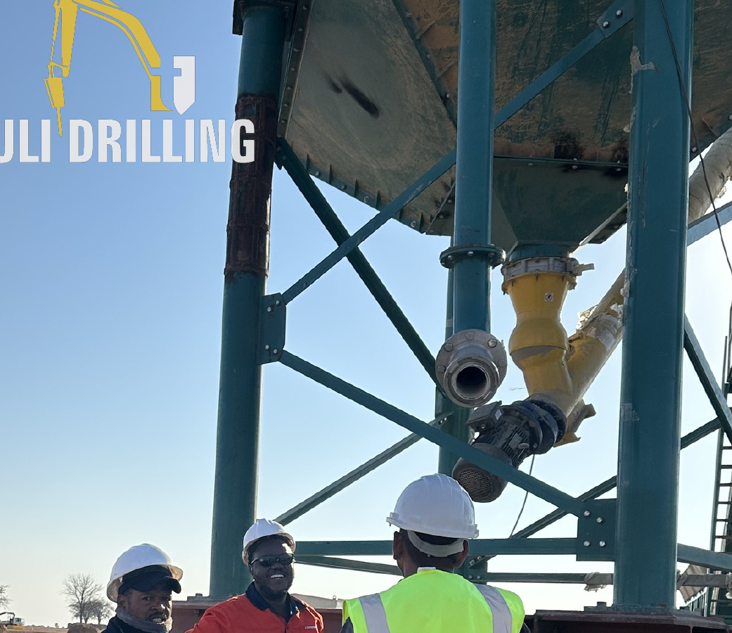 Crushing and materials processing site